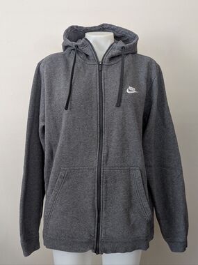 Nike Gray Full-Zip Hoodie Women's XL
